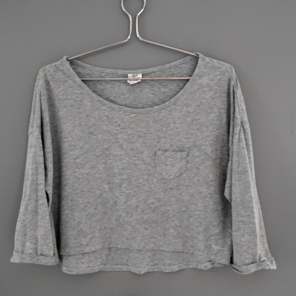 PINK Victoria's Secret Tops - Pink high low crop top XS